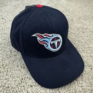 Tennessee Titans Hat Twins Enterprise Navy‎ Core Classic Logo StrapBack Vtg Cap